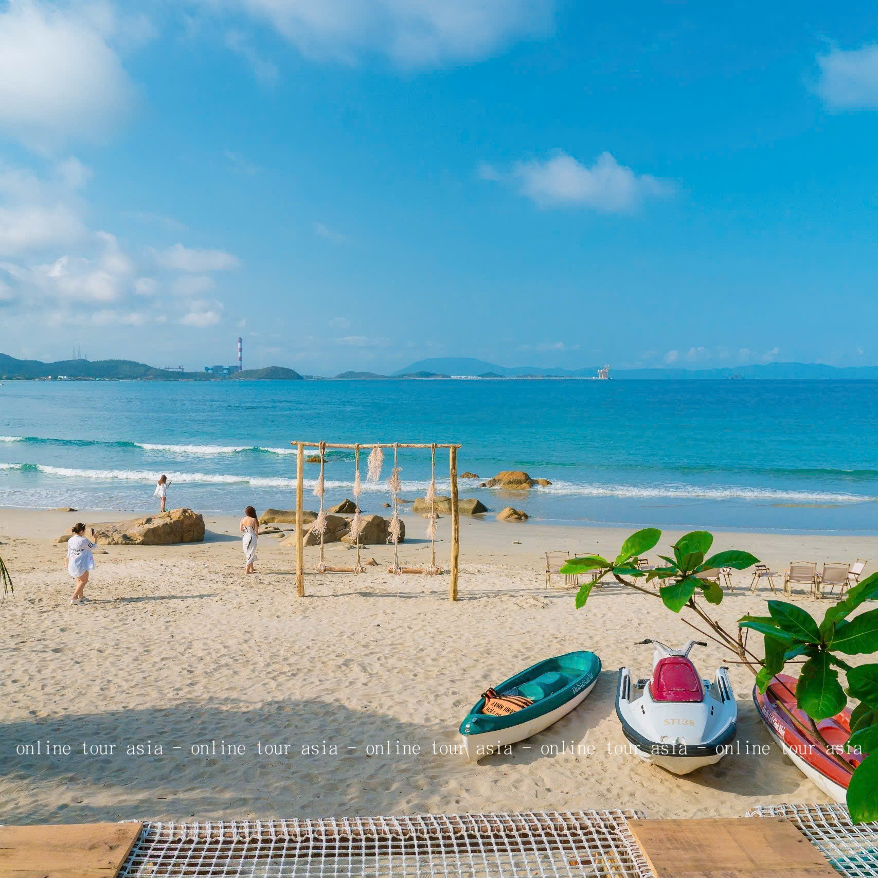 Phong cảnh tại Tour Gành Nhảy Ninh Vân